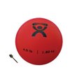 Fabrication Enterprises Fabrication Enterprises 10-3172 Cando PT Soft Medicine Ball; 4 lbs Rebounder Ball; Red 464864